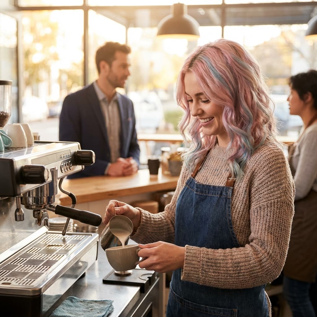 Young Trendy Barista